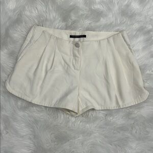 Victoria's Secret Pleated Cream Shorts
